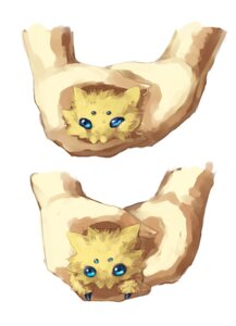 Rating: Safe Score: 0 Tags: :3 ambiguous_gender blue_eyes carrying_another disembodied_hand duo e621 fluffy front_view generation_5_pokemon holding_character human joltik mammal multi_eye nintendo ota-love pokemon pokemon_(species) simple_background solo_focus squish white_background User: bunchy7s
