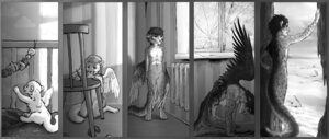 Rating: Explicit Score: 0 Tags: age_progression alternative_fashion angst anthro blood bodily_fluids childhood depressing e621 emo escape feathered_wings feathers felid freedom gore hi_res male mammal monochrome neonate nude outside pantherine snow_leopard solo story tail wings ymxa young young_anthro young_male User: bunchy7s
