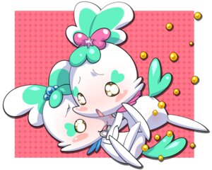Rating: Safe Score: 0 Tags: 5:4 amanda_amada blush bubble chibi chypre coffret duo e621 embarrassed female heartcatch_precure! jewelry looking_back lying on_back pretty_cure tail User: bunchy7s