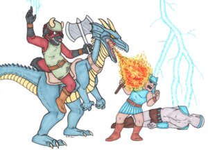 Rating: Safe Score: 0 Tags: anthro armor axe battle biped breath_powers canid canine cosplay double_bitted_axe dragon e621 electricity elemental_manipulation feral fight fire fire_breathing fire_manipulation golden_axe_(series) group headgear helmet humanoid labrys lightning magic magic_user male mammal marker_(artwork) melee_weapon mixed_media mount mythological_creature mythological_scalie mythology pen_(artwork) riding rydian saddle scalie sega sega_genesis simple_background sitting straddling tail traditional_media_(artwork) unknown_artist warrior weapon white_background User: bunchy7s
