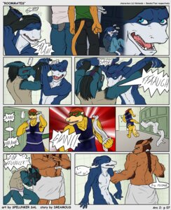 Rating: Explicit Score: 0 Tags: 2010 anthro anthro_on_anthro anthrofied armpit_hair bandai_namco black_body black_fur black_hair blood blue_body blue_eyes blue_fur blue_skin bodily_fluids body_hair bottomwear bowser_koopa_junior_(roommates) brown_hair bullying canid canine clothing comic communal_shower crossover dialogue digimon digimon_(species) dreamous_(writer) e621 english_text eyes_closed facial_piercing fan_character felid fight flaccid flamedramon fur furgonomic_piercing furgonomics generation_4_pokemon genitals giancarlo_rosato group hair headbutt hi_res homophobia homophobic_slur jockstrap koopa leomon locker_room lucario male mammal mario_bros mondo_cruz multiple_scenes nintendo nose_piercing nose_ring nude olivier_oswald pants penis piercing pokemon pokemon_(species) pokemorph red_eyes red_hair ring_piercing roommates_(comic) scalie septum_piercing shower sound_effects spelunker_sal tail text towel towel_around_waist towel_only underwear violence yellow_body yellow_fur User: bunchy7s