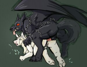 Rating: Explicit Score: 0 Tags: 2010 anal anal_sex anthro anus balls bovine canine cattle chains doggy_style erect_penis female fingering from_behind fur furry hooves kludde maim male masturbation monster nude penetration penis pussy red_eyes rule34 sex straight wings wolf User: bunchy7s