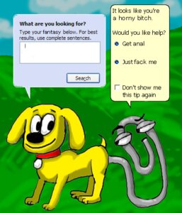 Rating: Explicit Score: 0 Tags: ambiguous/ambiguous ambiguous_gender ambiguous_penetrated ambiguous_penetrating ambiguous_penetrating_ambiguous ambiguous_penetration animate_inanimate black_eyes blue_sky butt canid canine canis clippit cloud collar dialogue digital_creature digital_media_(artwork) domestic_dog duo e621 english_text feral grass lol_comments low_res mammal microsoft microsoft_office microsoft_paint_(artwork) microsoft_windows outside paper_clip penetration plant red_collar rover_(office_assistant) sex sky smile text unknown_artist what where_is_your_god_now yellow_body User: bunchy7s