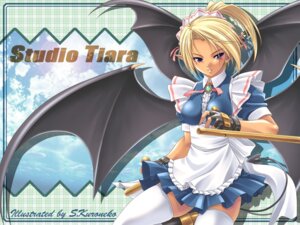Rating: Questionable Score: 0 Tags: demon demon_girl female fingerless_gloves gloves kuroneko_sakon long_hair maid original pointy_ears ponytail purple_eyes rule34 studio_tiara tail thighhighs tied_hair tonfa wallpaper weapon wings User: bunchy7s