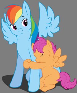 Rating: Safe Score: 0 Tags: alpha_channel blue_body blue_feathers blue_fur duo e621 equid equine feathered_wings feathers female feral friendship_is_magic fur hair hasbro hi_res hug mammal multicolored_hair my_little_pony mythological_creature mythological_equine mythology pegasus quadruped rainbow_dash_(mlp) rainbow_hair scootaloo_(mlp) simple_background size_difference tail transparent_background wings xxcutietigercubxx young young_feral User: bunchy7s