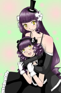Rating: Questionable Score: 0 Tags: 2girls ae-tan black_dress clothes encyclopedia_dramatica female green_background hair hime_takamura holding_another lolae-tan multiple_females multiple_girls purple_hair puzzle_piece rule34 site-tan tagme wiki yellow_eyes User: bunchy7s