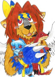 Rating: Safe Score: 0 Tags: 2005 anthro blazedragon blush canid canine claws dragon e621 fangs feathered_wings feathers felid greedo_(legendz) group hair half-length_portrait iranian_mythology kerchief legendz leon_the_manticore looking_up male mammal manticore middle_eastern_mythology mythological_canine mythological_creature mythological_scalie mythology plushie portrait red_eyes sakura11 scalie solo_focus tail teeth traditional_media_(artwork) werecanid werecanine werecreature werewolf wings wolfy_the_werewolf User: bunchy7s