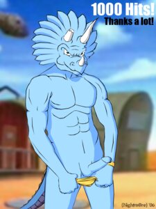 Rating: Explicit Score: 0 Tags: 2006 3:4 abs anthro balls beach biceps blue_body blue_skin bone_frill ceratopsian ceratopsid chasmosaurine claws clothing cloud dinosaur dream_and_nightmare e621 erection extreme_dinosaurs frill_(anatomy) genitals horn humanoid_genitalia humanoid_penis looking_at_viewer male marginocephalian muscular muscular_anthro muscular_male non-mammal_balls nude ornithischian outside pecs penis prehistoric_species presenting reptile scalie seaside sky solo spike_(extreme_dinosaurs) tail triceratops undressing User: bunchy7s