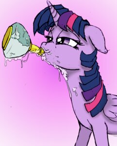 Rating: Questionable Score: 0 Tags: 2013 ambiguous_fluids bottle container drinking e621 equid equine feathered_wings feathers female feral friendship_is_magic fur hair half-closed_eyes hasbro horn mammal messy multicolored_hair my_little_pony mythological_creature mythological_equine mythology narrowed_eyes purple_body purple_feathers purple_fur purple_hair solo stradivarius suggestive twilight_sparkle_(mlp) two_tone_hair winged_unicorn wings User: bunchy7s