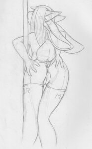 Rating: Explicit Score: 0 Tags: 2011 accessory anthro anus bell butt dancing e621 female furball furball_(character) furgonomics genitals kaisura lagomorph leporid mammal monochrome multi_ear nude pole pole_dancing presenting rabbit raised_tail sketch solo spread_butt spreading stripper_pole tail tail_accessory tail_bell vulva User: bunchy7s
