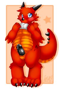 Rating: Explicit Score: 0 Tags: 2008 anthro balls biped black_penis blue_eyes blush bodily_fluids claws clothing dragon e621 erection genital_fluids genitals horn humanoid_genitalia humanoid_penis inuki looking_at_viewer male mythological_creature mythological_scalie mythology non-mammal_balls orange_body panties penis precum scalie solo spiked_tail spikes spikes_(anatomy) spots standing tail thick_tail underwear warm_colors User: bunchy7s