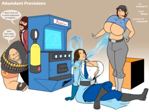Rating: Explicit Score: 0 Tags: 2d 2girls ammo_belt balaclava bald beige_skin boots breasts brown_hair clothes color dialogue english_text female femmedic femscout fingerless_gloves footwear gender_transformation gloves hair hat heavy_(team_fortress_2) heavy_weapons_guy human implied_transformation jacques00 male medic_(team_fortress_2) mtf_transformation multiple_females multiple_males rule34 rule_63 scout_(team_fortress_2) short_hair sitting smile speech_bubble spy_(team_fortress_2) standing team_fortress_2 text transformation User: bunchy7s
