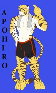 Rating: Safe Score: 0 Tags: 3:5 anthro biceps big_muscles biped blue_eyes bottomwear boxing_shorts brown_body brown_fur bulge clothed clothing e621 felid flexing fur grin hi_res hunter hunterramirez male mammal markings muscular muscular_anthro muscular_male pantherine pecs pink_nose pose shorts smile solo standing stripes tan_body tan_fur teeth tiger topless white_body white_fur User: bunchy7s