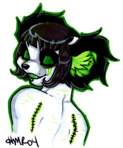 Rating: Safe Score: 0 Tags: 2004 alternative_fashion anthro bangs black_hair bust_portrait e621 emo eyes_closed eyeshadow female glamfur green_eyeshadow green_lips green_markings hair inner_ear_fluff lemur lips low_res makeup mammal markings portrait primate rear_view round_ears scar short_hair signature simple_background solo strepsirrhine tuft white_background zeriara zeriara_(character) User: bunchy7s