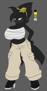 Rating: Questionable Score: 0 Tags: angelthecatgirl anthro avian bandage beak big_breasts biped bird black_hair bottomwear bra breasts cleavage clothed clothing corvid corvus_(genus) e621 eyewear fan_character female footwear goggles hair hi_res high_heels lenore_the_raven looking_at_viewer navel non-mammal_breasts oscine pants passerine raven red_eyes sega shoes solo sonic_the_hedgehog_(series) underwear User: bunchy7s