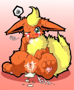 Rating: Explicit Score: 0 Tags: after_sex blush bodily_fluids breath chest_tuft clitoris cum cum_in_vagina cum_inside cum_pool e621 eeveelution fangs female feral flareon fur generation_1_pokemon genital_fluids genitals green_eyes humanoid_genitalia humanoid_vulva japanese_text messy nintendo nude one_eye_closed orange_body orange_fur otama panting pawpads pokemon pokemon_(species) sitting solo sweat tail tears teeth text translated tuft vulva yellow_body yellow_fur User: bunchy7s