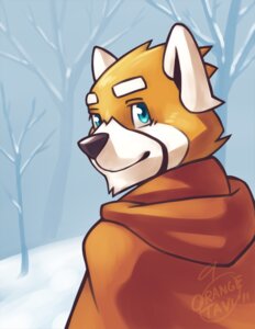 Rating: Safe Score: 0 Tags: 2011 ailurid anthro blue_eyes clothed clothing day e621 fur looking_at_viewer looking_back male mammal orange_body orange_fur orangetavi outside plant rear_view red_panda smile snow solo tree white_body white_fur wood User: bunchy7s Rating: Safe Score: 0 Tags: 2011 ailurid anthro blue_eyes clothed clothing day e621 fur looking_at_viewer looking_back male mammal orange_body orange_fur orangetavi outside plant rear_view red_panda smile snow solo tree white_body white_fur wood User: bunchy7s