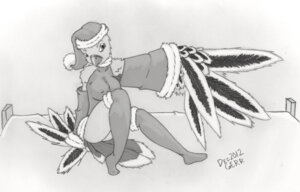 Rating: Questionable Score: 0 Tags: 2012 anthro avian beak bed biped bird breasts cere_(anatomy) christmas christmas_clothing christmas_headwear clothed clothing columbid dove e621 feathered_wings feathers female furniture greyscale hat headgear headwear holidays monochrome nipple_outline non-mammal_breasts santa_hat sitting solo turtle_dove winged_arms wings zephod-b User: bunchy7s