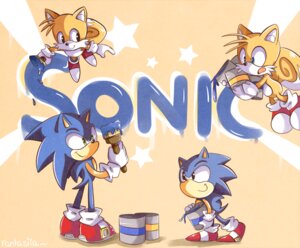 Rating: Safe Score: 0 Tags: anthro blue_body blue_fur blue_hair brush bucket canid canine classic_sonic classic_sonic_(universe) classic_tails container digital_drawing_(artwork) digital_media_(artwork) e621 eulipotyphlan european_hedgehog fox fur green_eyes group hair hedgehog ipun larger_male male mammal miles_prower paint paintbrush past_meets_present red_fox sega size_difference smaller_anthro sonic_the_hedgehog sonic_the_hedgehog_(series) square_crossover true_fox unavailable_at_source User: bunchy7s