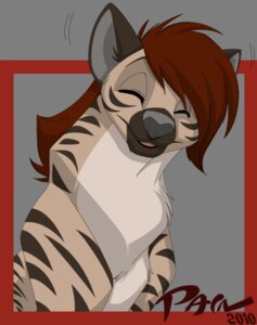 Rating: Safe Score: 0 Tags: 2010 alpha_channel border e621 eyes_closed female feral hyena mammal nude outside_border royal-pain-in-the-ass simple_background smile solo striped_hyena transparent_background User: bunchy7s