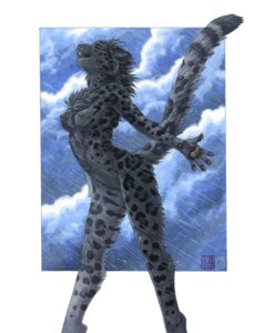Rating: Questionable Score: 0 Tags: 2010 anthro biped black_body black_fur breasts casual_nudity chest_tuft cloud e621 eyes_closed felid female fur headwind kacey leopard leopard_spots mammal melanistic nipples nude outside pantherine raining sky skyscape solo spots standing storm tail teeth tuft water wet wind User: bunchy7s