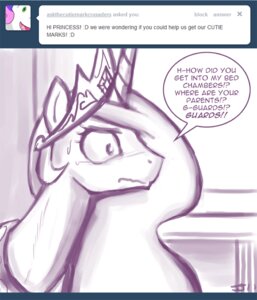 Rating: Safe Score: 0 Tags: ask_blog ask_princess_molestia blush bodily_fluids crown detailed_background dialogue e621 english_text equid equine fan_character female feral friendship_is_magic hair hasbro headgear horn horse john_joseco long_hair mammal monochrome my_little_pony pony princess princess_celestia_(mlp) princess_molestia royalty solo sweat text tiara toony tumblr User: bunchy7s