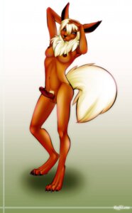 Rating: Explicit Score: 0 Tags: 2011 4_toes anthro balls barefoot biped black_nipples black_nose blue_eyes breasts brown_penis chest_tuft claws digitigrade e621 eeveelution erection feet flareon fur generation_1_pokemon genitals gradient_background grey_eyes gynomorph hair hand_behind_head hi_res humanoid_genitalia humanoid_penis intersex long_ears looking_at_viewer navel neck_tuft nintendo nipples orange_body orange_fur pawpads paws penis pinup pokemon pokemon_(species) pokemorph pose pubes rafflone simple_background sly_tribal smile solo standing tail toes topaz_the_flareon tuft white_background white_hair User: bunchy7s