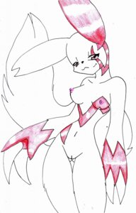 Rating: Explicit Score: 0 Tags: anthro anthrofied breasts e621 female fur generation_3_pokemon genitals hi_res markings nintendo pokemon pokemon_(species) pokemorph red_markings solo tail unknown_artist vulva white_body white_fur zangoose User: bunchy7s
