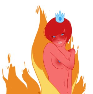 Rating: Explicit Score: 0 Tags: adventure_time blue_eyes breasts color crown female female_only fire fire_count freckles hair looking_at_viewer open_eyes red_hair red_skin rule34 rule_63 short_hair solo vanilly white_background User: bunchy7s
