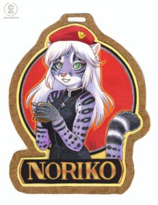 Rating: Safe Score: 0 Tags: 2011 anthro beret beverage character_badge_(artwork) clothing e621 felid female food hat headgear headwear kacey mammal noriko simple_background solo tail User: bunchy7s Rating: Safe Score: 0 Tags: 2011 anthro beret beverage character_badge_(artwork) clothing e621 felid female food hat headgear headwear kacey mammal noriko simple_background solo tail User: bunchy7s