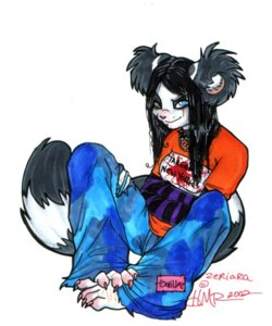 Rating: Safe Score: 0 Tags: 2002 5:6 alternative_fashion anthro band_merch black_hair bottomwear clothing e621 female glamfur gorillaz goth hair heterochromia jewelry lemur long_hair mammal necklace pants primate ring-tailed_lemur solo strepsirrhine tail tomboy zeriara zeriara_(character) User: bunchy7s Rating: Safe Score: 0 Tags: 2002 5:6 alternative_fashion anthro band_merch black_hair bottomwear clothing e621 female glamfur gorillaz goth hair heterochromia jewelry lemur long_hair mammal necklace pants primate ring-tailed_lemur solo strepsirrhine tail tomboy zeriara zeriara_(character) User: bunchy7s