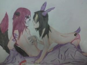 Rating: Questionable Score: 0 Tags: 4:3 animal_humanoid canid canid_humanoid canine canine_humanoid dipstick_tail duo e621 female fox fox_humanoid hair humanoid kokitsune lagomorph lagomorph_humanoid leporid_humanoid long_hair low_res male mammal mammal_humanoid markings rabbit_humanoid tail tail_markings tattoo User: bunchy7s