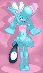 Rating: Safe Score: 0 Tags: 2014 anthro anthrofied barefoot biped blush bottomwear clothed clothing digital_media_(artwork) e621 elpatrixf eyelashes eyes_closed feet female fist game_freak generation_3_pokemon happy hat headgear headwear hi_res lady_why_(elpatrixf) navel nintendo open_mouth pokemon pokemon_(species) pokemorph raised_arm raised_fist raised_hand ribbons skirt smile solo standing tongue wynaut User: bunchy7s
