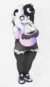 Rating: Safe Score: 0 Tags: anthro bear big_breasts black_hair blush bottomwear breasts cleavage clothed clothing e621 ear_piercing english_text female female_anthro footwear giant_panda hair huge_breasts luna_paws mammal multicolored_hair nike piercing pupils shirt shoes shorts slightly_chubby slit_pupils smokyjai sneakers solo streetwear text text_on_clothing text_on_shirt text_on_topwear topwear two_tone_hair white_hair User: bunchy7s