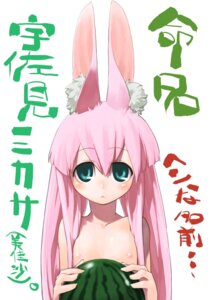 Rating: Explicit Score: 0 Tags: bunny_ear female flat_chest food fruit green_eyes holding holding_fruit long_hair nude original pink_hair rule34 unaji watermelon User: bunchy7s Rating: Explicit Score: 0 Tags: bunny_ear female flat_chest food fruit green_eyes holding holding_fruit long_hair nude original pink_hair rule34 unaji watermelon User: bunchy7s