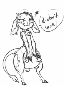 Rating: Questionable Score: 0 Tags: accessory anthro atryl bell blush bovid bovine bovine_teats bovine_udders cattle collar curvy_figure dialogue digital_drawing_(artwork) digital_media_(artwork) don't_look e621 ear_piercing ear_tag embarrassed english_text female flat_chested flower flower_in_hair hair hair_accessory hooves horn long_ears looking_away mammal monochrome moo_(atryl) piercing plant sketch solo teats text udders voluptuous User: bunchy7s