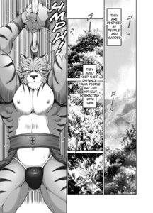 Rating: Questionable Score: 0 Tags: abs anthro avian beastmen_forest biceps big_muscles biped bird comic e621 english_text fangs felid greyscale hi_res male mammal monochrome muscular muscular_anthro muscular_male neyukidou nipples pantherine pecs pubes solo standing teeth text tiger User: bunchy7s