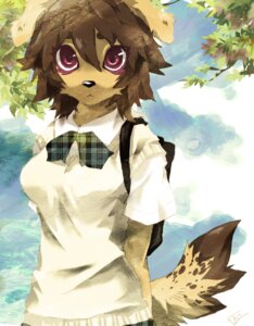Rating: Safe Score: 0 Tags: anthro black_nose brown_hair canid canine canis domestic_dog e621 female hair jeniak mammal solo tail User: bunchy7s