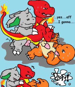 Rating: Explicit Score: 0 Tags: anal anal_penetration balls bodily_fluids brother_(lore) brothers_(lore) brown_eyes charmander charmeleon comic cum cum_in_ass cum_inside dialogue e621 english_text erection fire flaming_tail generation_1_pokemon genital_fluids genitals green_eyes grey_body group group_sex guil_bunny_(artist) incest_(lore) kishin_the_nidoran level_difference lucky_pierre male male/male male_penetrated male_penetrating male_penetrating_male multiple_scenes nidoran nidoran♂ nintendo orange_body orange_skin orgasm penetration penis pokemon pokemon_(species) red_body scalie sex sibling_(lore) simple_background slightly_chubby tail text threesome tongue tongue_out train_position trio User: bunchy7s