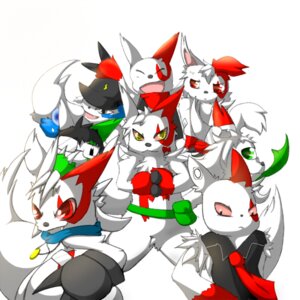 Rating: Safe Score: 0 Tags: 1:1 accessory ambiguous_gender anthro blue_markings clothing e621 eyes_closed fur generation_3_pokemon group hat headgear headwear markings necktie nintendo pokemon pokemon_(species) red_eyes red_markings semi-anthro shiny_pokemon simple_background tail white_background white_body white_fur yellow_eyes zangoose アード@ちょっと忙しい User: bunchy7s
