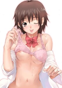 Rating: Explicit Score: 0 Tags: 1girls ;p bare_shoulders blush bowtie bra bra_lift breasts brown_eyes brown_hair bust collarbone cum cum_on_body cum_on_breasts cum_on_upper_body cumdrip facial female lingerie naughty navel nipple_slip nipples open_clothes open_shirt original pink_bra rule34 school_uniform shihira_tatsuya shirt simple_background solo tongue underwear wink User: bunchy7s
