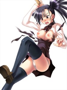 Rating: Explicit Score: 0 Tags: blush breasts clothing female highres ichimeidou mahou_sensei_negima! medium_breasts nipples panties rule34 sakurazaki_setsuna side_ponytail stockings sword thighhighs torn_clothes underwear weapon User: bunchy7s