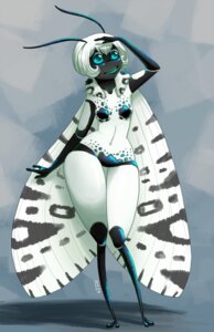 Rating: Safe Score: 0 Tags: 2013 3_fingers antennae_(anatomy) anthro arthropod biped blue_eyes breasts e621 eyelashes female fingers giant_leopard_moth gusana hair hi_res insect insect_wings iridescent iridescent_antennae iridescent_body lepidopteran moth non-mammal_breasts nude shadow short_hair small_breasts solo spots standing tiger_moth white_hair wide_hips wings User: bunchy7s