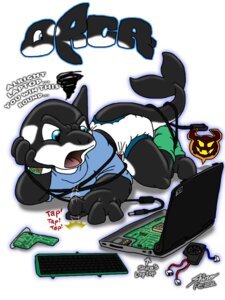 Rating: Safe Score: 0 Tags: 2010 3:4 angry animate_inanimate anthro anthrofied aquatic box_fan catmonkshiro cetacean clean_diaper clothed clothing computer computer_keyboard contact_onomatopoeia dialogue diaper digital_media_(artwork) directional_arrow dolphin duo e621 electric_fan electronics emanata english_text exposed_electronics fin fix frustration_cloud humor iconography information_label laptop male mammal oceanic_dolphin onomatopoeia orca simple_background solo_focus sound_effects species_name tail tapping text toothed_whale unusual_font wearing_diaper white_background white_diaper User: bunchy7s