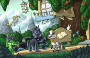 Rating: Safe Score: 0 Tags: alexmakovsky alligator alligatorid angel_(mlp) balcony blonde_hair blue_body blue_feathers crocodilian crown cutie_mark derpy_hooves_(mlp) e621 ear_piercing equid equine ethereal_hair feathered_wings feathers female feral flower friendship_is_magic grey_body grey_feathers group gummy_(mlp) hair hasbro headgear hi_res horn lagomorph lamp lantern leporid library long_hair male mammal my_little_pony mythological_creature mythological_equine mythology pegasus piercing plant princess_luna_(mlp) quadruped rabbit reptile scalie sign smile stripes tail tree winged_unicorn wings wood yellow_eyes zebra zecora_(mlp) User: bunchy7s