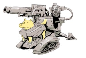 Rating: Safe Score: 0 Tags: ambiguous_gender ammo_belt armor armored_vehicle canid canine canis cannon domestic_dog e621 feral full-length_portrait gatling_gun gun haiunk machine machine_gun mammal minigun portrait ranged_weapon robotic_arm simple_background solo tank_(vehicle) tank_treads tracked_vehicle treads vehicle weapon white_background User: bunchy7s
