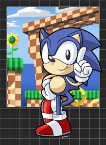 Rating: Safe Score: 0 Tags: 2011 anthro black_eyes black_nose blue_body classic_sonic classic_sonic_(universe) clothing cloud e621 eulipotyphlan european_hedgehog finger_wag flower gesture gloves green_hill_zone hand_gesture handwear hedgehog looking_at_viewer male mammal plant raised_finger raised_index_finger rongs1234 sega shaded side_mouth signature sky smile solo sonic_the_hedgehog sonic_the_hedgehog_(series) sunflower User: bunchy7s
