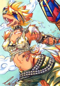 Rating: Questionable Score: 0 Tags: 2011 anthro armlet armor band-aid bandage belt blonde_hair bodily_fluids bra breasts canid canine carnival_(artist) cleavage clothed clothing cloud collar crying e621 eyes_closed fangs female fox fur hair happy mammal midriff multicolored_hair navel nipple_outline open_mouth orange_body orange_fur outside sky skyscape solo spikes tail tattoo tears tears_of_joy teeth thong torn_clothing underwear User: bunchy7s