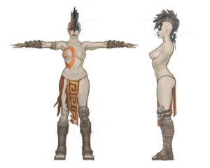 Rating: Explicit Score: 0 Tags: black_hair breasts clothes color female female_kratos female_only footwear front_view genderswap genderswap_(mtf) god_of_war grey_skin hair kratos loincloth mohawk multiple_views nipples reference_image reference_sheet rule34 rule_63 short_hair side_view simple_background solo standing torn_clothes white_background User: bunchy7s