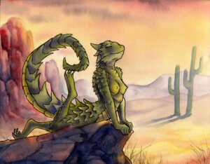 Rating: Questionable Score: 0 Tags: 2013 anthro armadillo_girdled_lizard biped breasts cactus casual_nudity cloud desert e621 eyes_closed female girdled_lizard green_body green_scales lizard lying nipples non-mammal_breasts non-mammal_nipples nude on_front outside painting_(artwork) plant pose raised_calf reptile rock ruaidri scales scalie sky solo sunbathing tail traditional_media_(artwork) traditional_painting_(artwork) traditional_watercolor_(artwork) watercolor_(artwork) User: bunchy7s